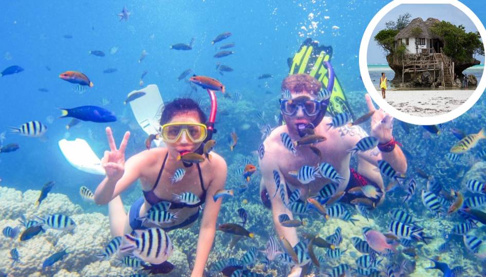 Blue lagoons & the rock restaurant